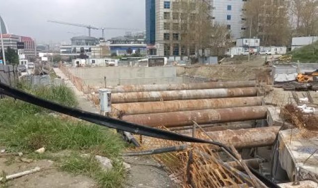 Bağcılar'da metro inşaatında iş kazası
