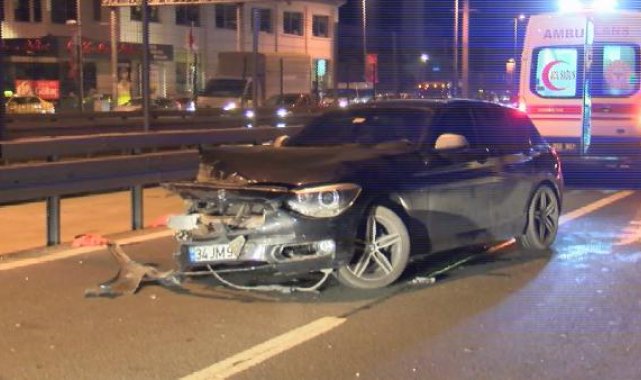 Bahçelievler D-100'de 3 aracın karıştığı kazada, 1 ölü, 3 yaralı
