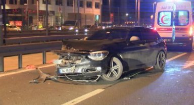 Bahçelievler D-100'de 3 aracın karıştığı kazada, 1 ölü, 3 yaralı