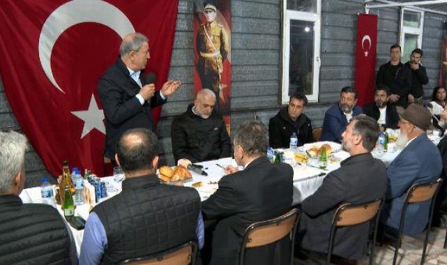 Bakan Akar: Çok daha ileri bir Hatay'ın ortaya çıkması için büyük gayret var