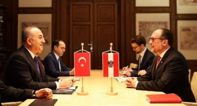 Bakan Çavuşoğlu, Avusturya Dışişleri Bakanı Schallenberg ile görüştü