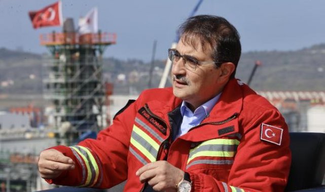 Bakan Dönmez: Karadeniz gazı mayısta kullanılacak