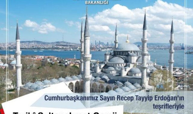 Bakan Ersoy: Sultanahmet Camii'ni bayramda ibadete açıyoruz