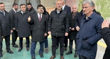 Bakan Karaismailoğlu açılış öncesi Çam ve Sakura Şehir Hastanesi İstasyonu'nda inceleme