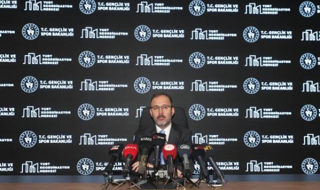 Bakan Kasapoğlu: Gençlerimiz için yurtlarımızı tekrar planladık