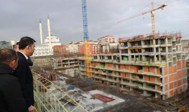 Bakan Kurum Okmeydanı Kentsel Dönüşüm şantiyesini ziyaret etti