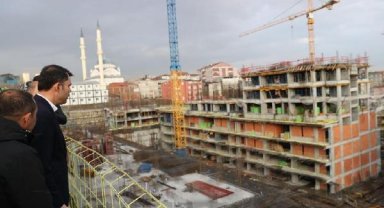 Bakan Kurum Okmeydanı Kentsel Dönüşüm şantiyesini ziyaret etti