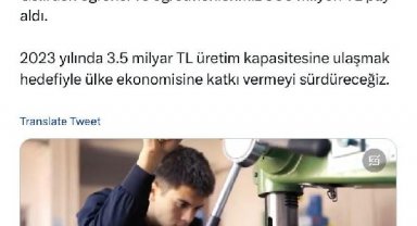 Bakan Özer: Mesleki ve teknik eğitim kurumlarının üretim gelirini 2 milyar TL'ye yükselttik