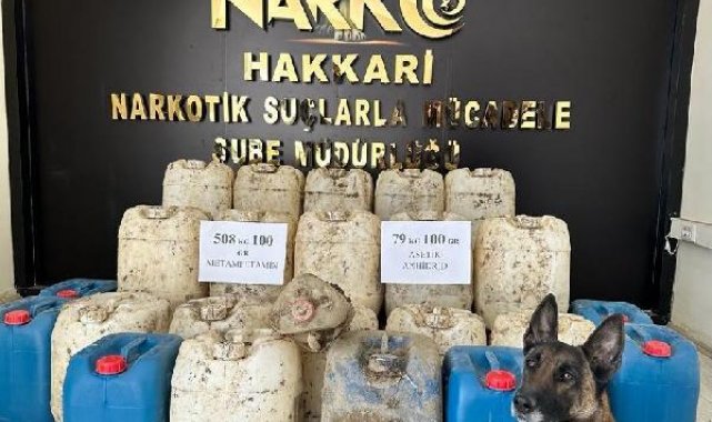 Bakan Soylu: Hakkari'de 508 kilo metamfetamin ele geçirildi