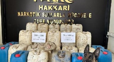 Bakan Soylu: Hakkari'de 508 kilo metamfetamin ele geçirildi