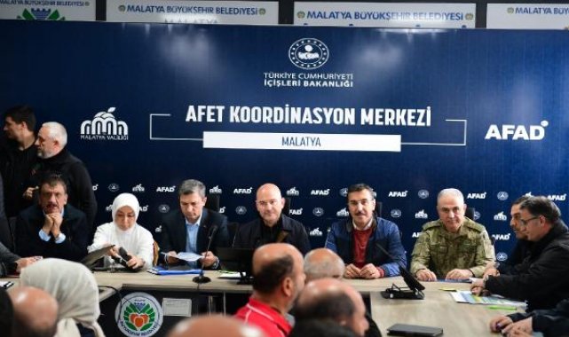 Bakan Soylu, Malatya'da değerlendirme toplantısına katıldı
