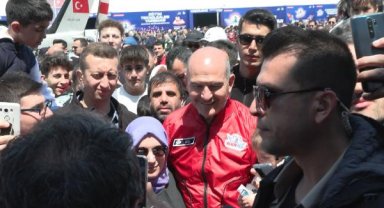 Bakan Soylu TEKNOFEST'te Emniyet Genel Müdürlüğü standını ziyaret etti