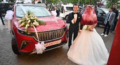 Bakan Varank söz verdi, Togg gelin arabası oldu