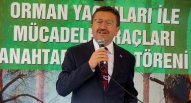 Bakan Yardımcısı Tiryaki: OGM'e 20 uçak ile 9 yangın söndürme helikopteri aldık
