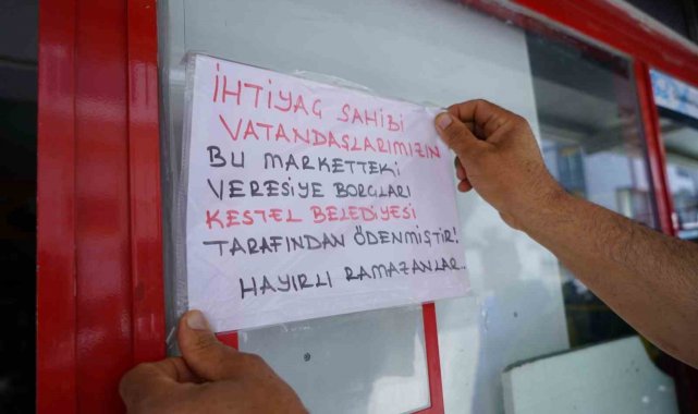 Bakkaldaki veresiye defterlerini kapattılar, elektrik ve su borçlarını ödediler