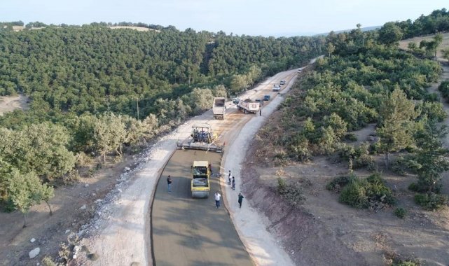 Balıkesir'de ilk beton yol yapılıyor