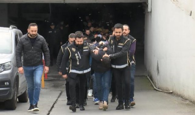 Barış Boyun şebekesine yönelik operasyonda gözaltına alınanlar adliyeye sevk edildi