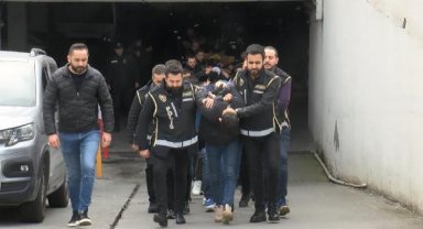 Barış Boyun şebekesine yönelik operasyonda gözaltına alınanlar adliyeye sevk edildi