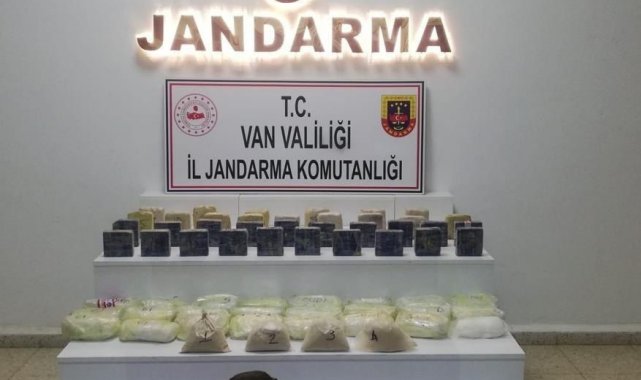 Başkale'de 33 kilo uyuşturucu ele geçirildi