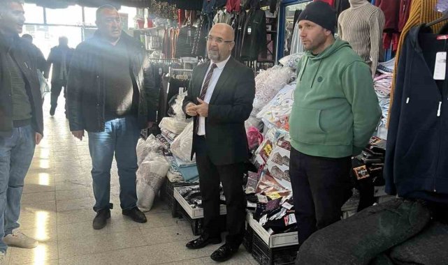 Başkan Coşkun Altun, esnafın sorunlarını dinledi