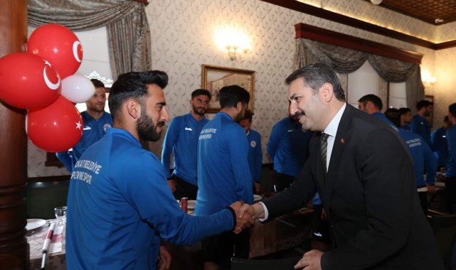 Başkan Eroğlu: "Bu takım şampiyon takım"