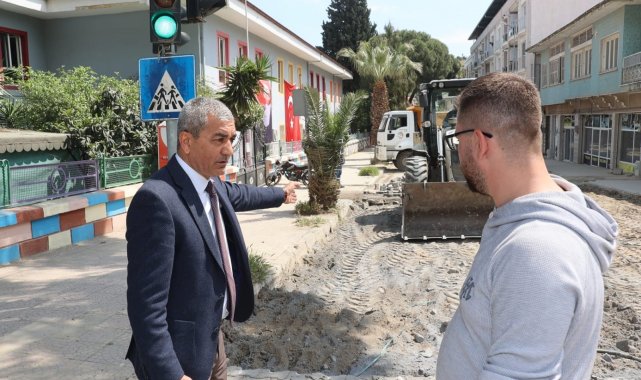 Başkan Kaplan'dan yol yapım çalışmalarına yakın takip