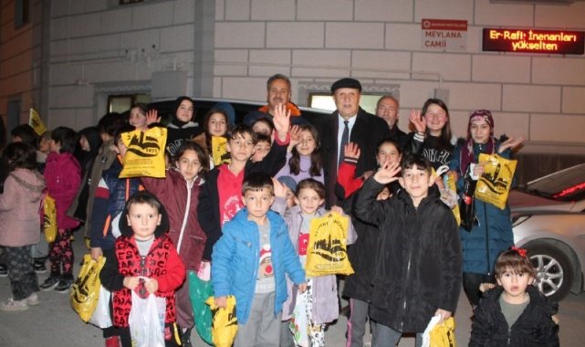 Bayburt'a özgü 'on beşi' geleneğinde büyük coşku