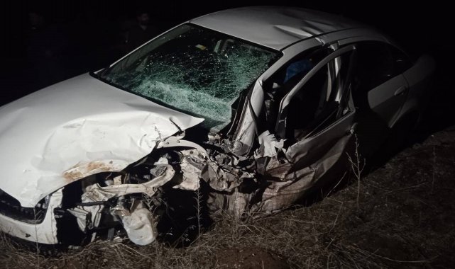 Bayburt'ta trafik kazası: 2 yaralı