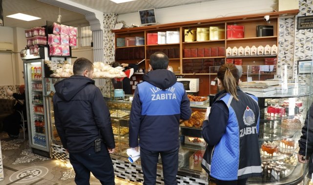 Bayram öncesi pasta ve tatlı imalathanelerine denetim