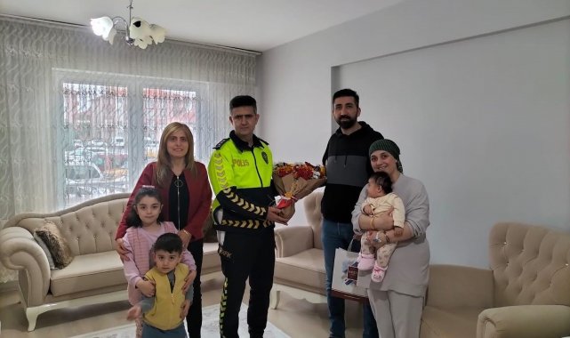 Bayramda şehit aileleri ziyaret edildi