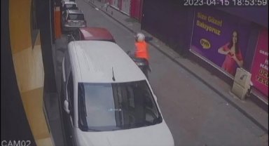 Bayrampaşa'da SMA'lı bebeğin bağış kutusunu çaldı, hırsızı kovalayan anne kutuyu aldı