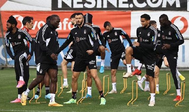 Beşiktaş, Galatasaray maçının hazırlıklarını sürdürdü