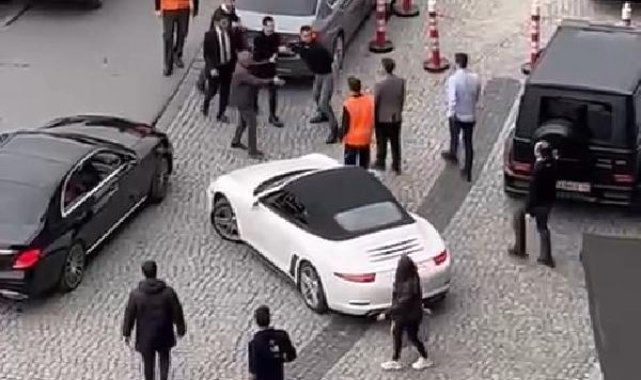 Beşiktaş'ta taksi şoförü ile güvenlik görevlisi arasında ters yön kavgası