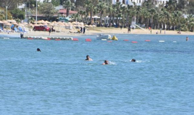 Bodrum plajlarında bayram hareketliliği