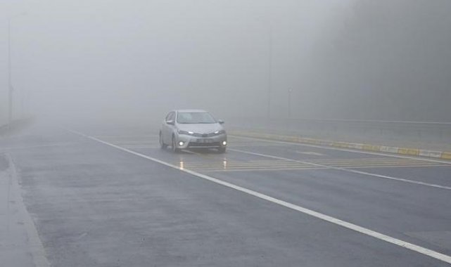 Bolu Dağı'nda sis etkili oldu