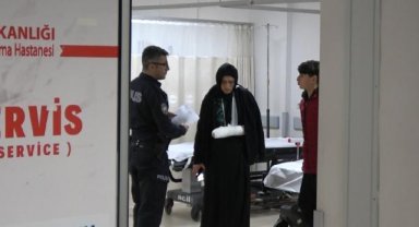 Boşandığı eşi ile oğlunu dövdü