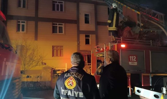 Bünyan'da korkutan yangın