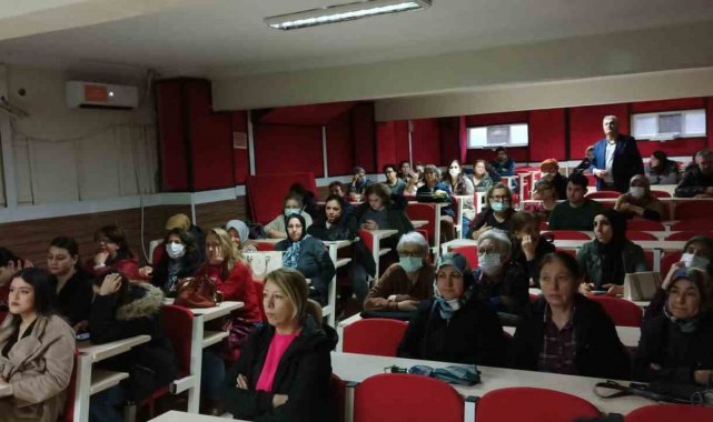 Burhaniye'de kadınlar Meme Kanseri konusunda uyarıldı