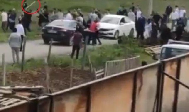 Bursa'da 50 kişinin karıştığı, 10 kişinin yaralandığı kavga kamerada
