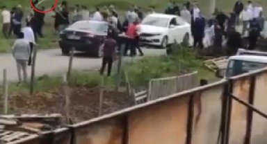Bursa'da 50 kişinin karıştığı, 10 kişinin yaralandığı kavga kamerada