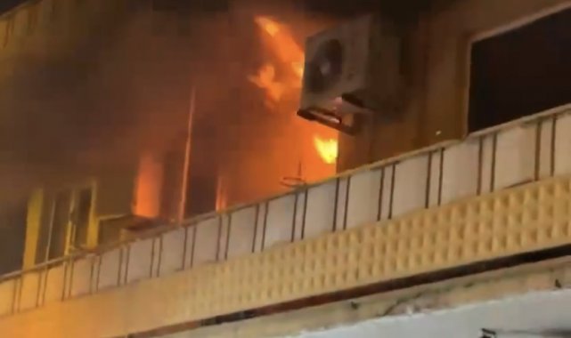 Bursa'da iki katlı evde korkutan yangın