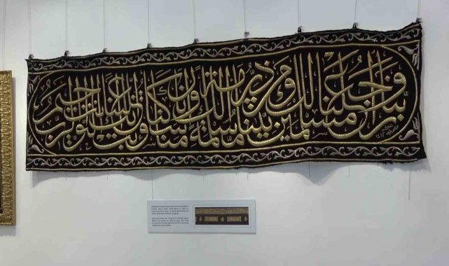 Bursa'da üretilen Kâbe örtüleri yüzyıllar sonra tekrar Bursalılarla buluştu