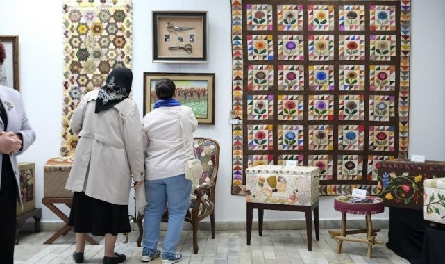 Bursa'daki Kırkyama Sergisinin geliri depremzede kadınlara bağışlanacak