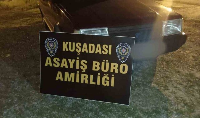 Çalınan otomobil asayiş ekipleri tarafından bulundu