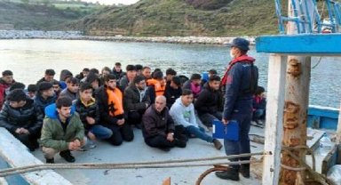 Çanakkale'de 81 kaçak göçmen yakalandı, 39 kaçak göçmen kurtarıldı