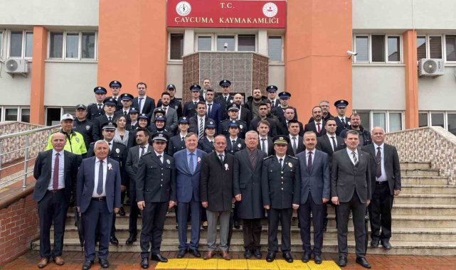 Çaycuma'da polis haftası kutlandı