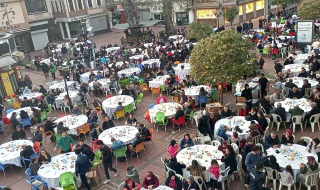 Çaycumalılar iftarda bir araya geldi