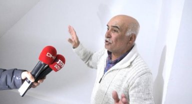 Çorum'da 3 katlı binanın istinat duvarı yıkıldı apartman sakinleri deprem paniği yaşadı