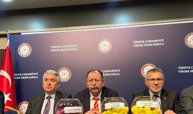 Cumhurbaşkanı adaylarının propaganda konuşmasının sırası belirlendi