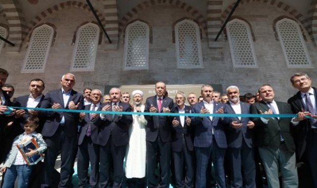 Cumhurbaşkanı Erdoğan Sultanahmet Camii'nin ibadete açılışı töreninde konuştu
